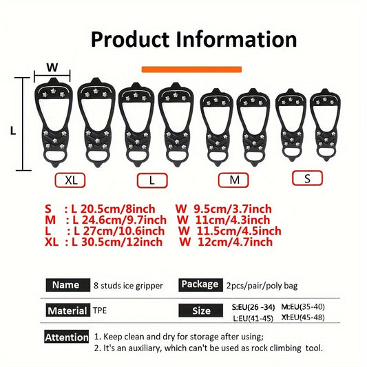 Anti-Slip Ice Cleats