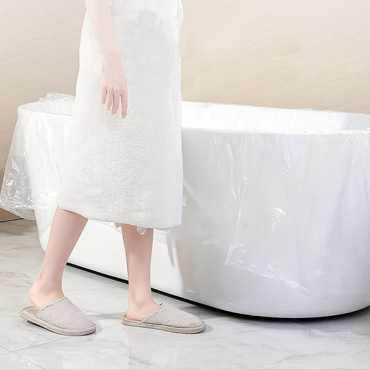 1/10/20 Pack Disposable Bathtub Cover Liner, Portable Ultra Large Bathtub Liner, Plastic Bag, Hotel Bathtub Liners For Salon SPA Household Travel Hotel Bath Tubs