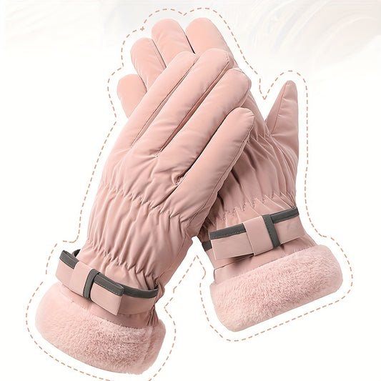 Waterproof Plush Thick Sports Gloves