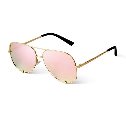 Vintage Pink Mirror Pilot Sunglasses