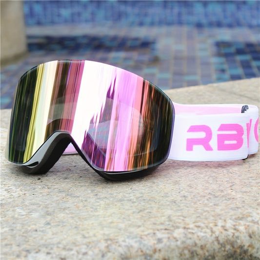 Double Layer UV400 Magnetic Ski Goggles