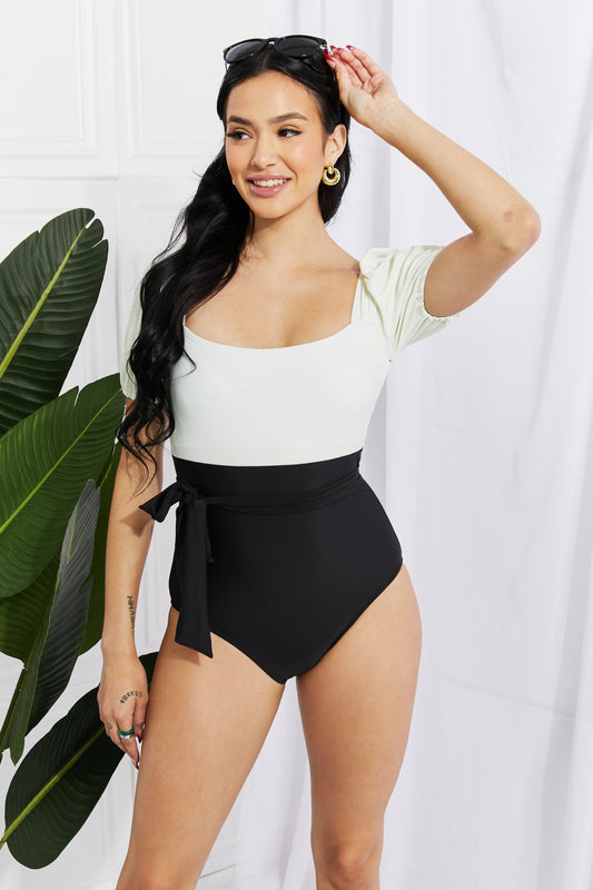 Air Puff Sleeve One-Piece