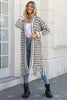 Colorful Open Front Fringe Hem Cardigan