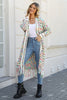 Colorful Open Front Fringe Hem Cardigan