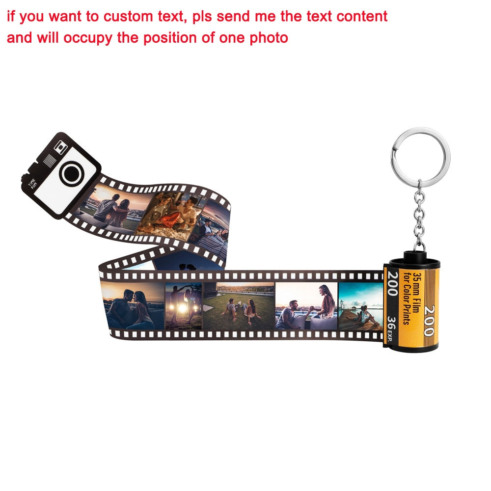 Customized Photo Film Photo Keychain