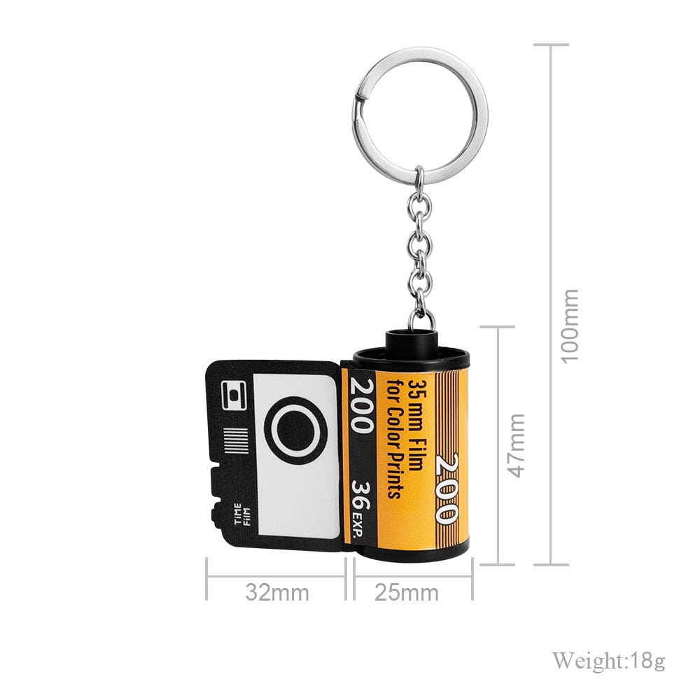 Customized Photo Film Photo Keychain