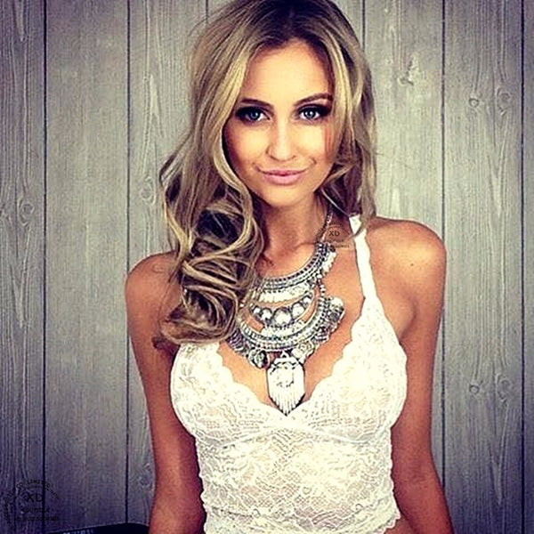 Tribal Bohemian Long Tassel Necklace
