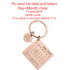 Personalized Calendar Keychain