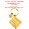 Personalized Calendar Keychain