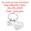 Personalized Calendar Keychain
