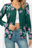 Floral Round Neck Cardigan