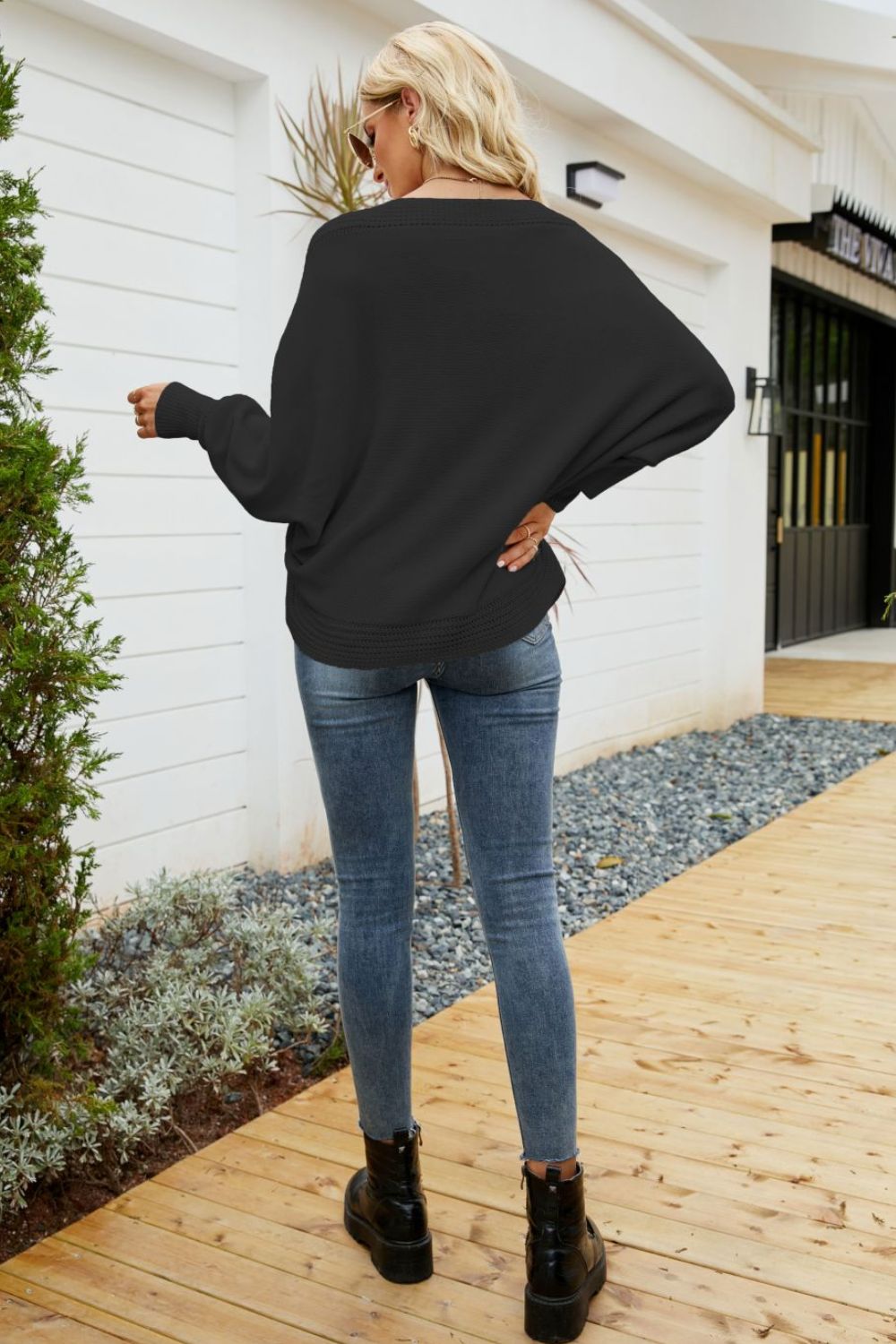 Effortlessly Chic Dolman Sleeve Sweater