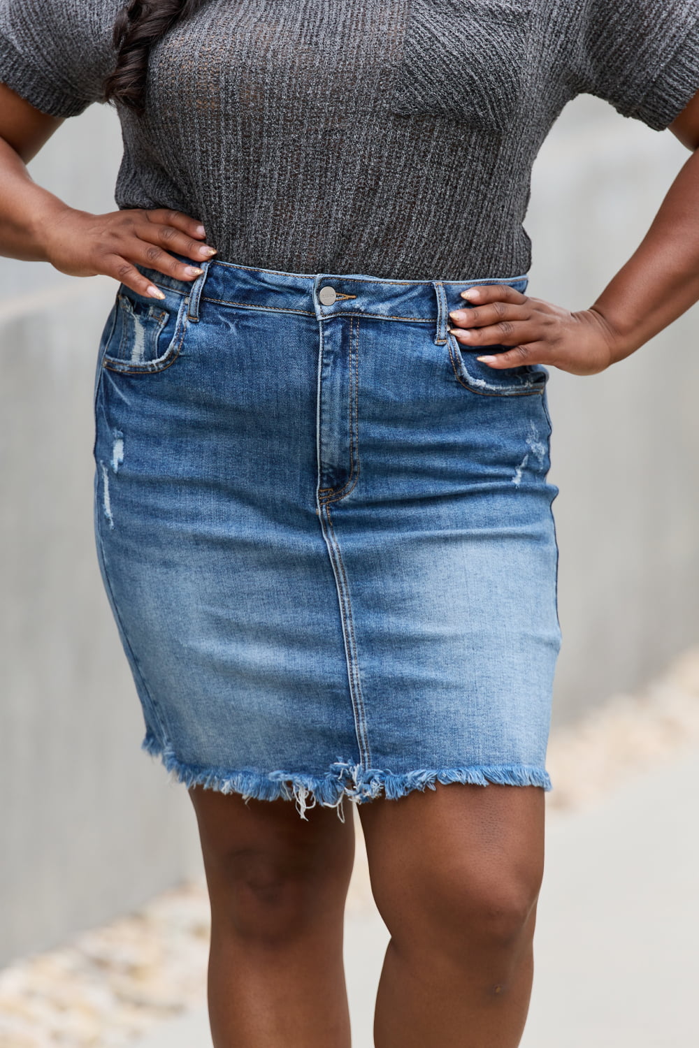 Classic Denim Mini Skirt