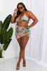Paradise Floral Bikini Set with Sarong