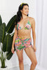 Paradise Floral Bikini Set with Sarong