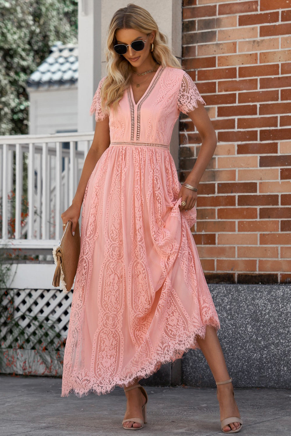 Timeless Lace Maxi Dress