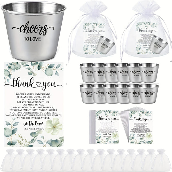 Stainless Steel Shot Glasses Set