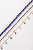 Rhinestone Boho 3-Piece Anklet Set