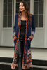 Boho Chic Open Front Long Cardigan