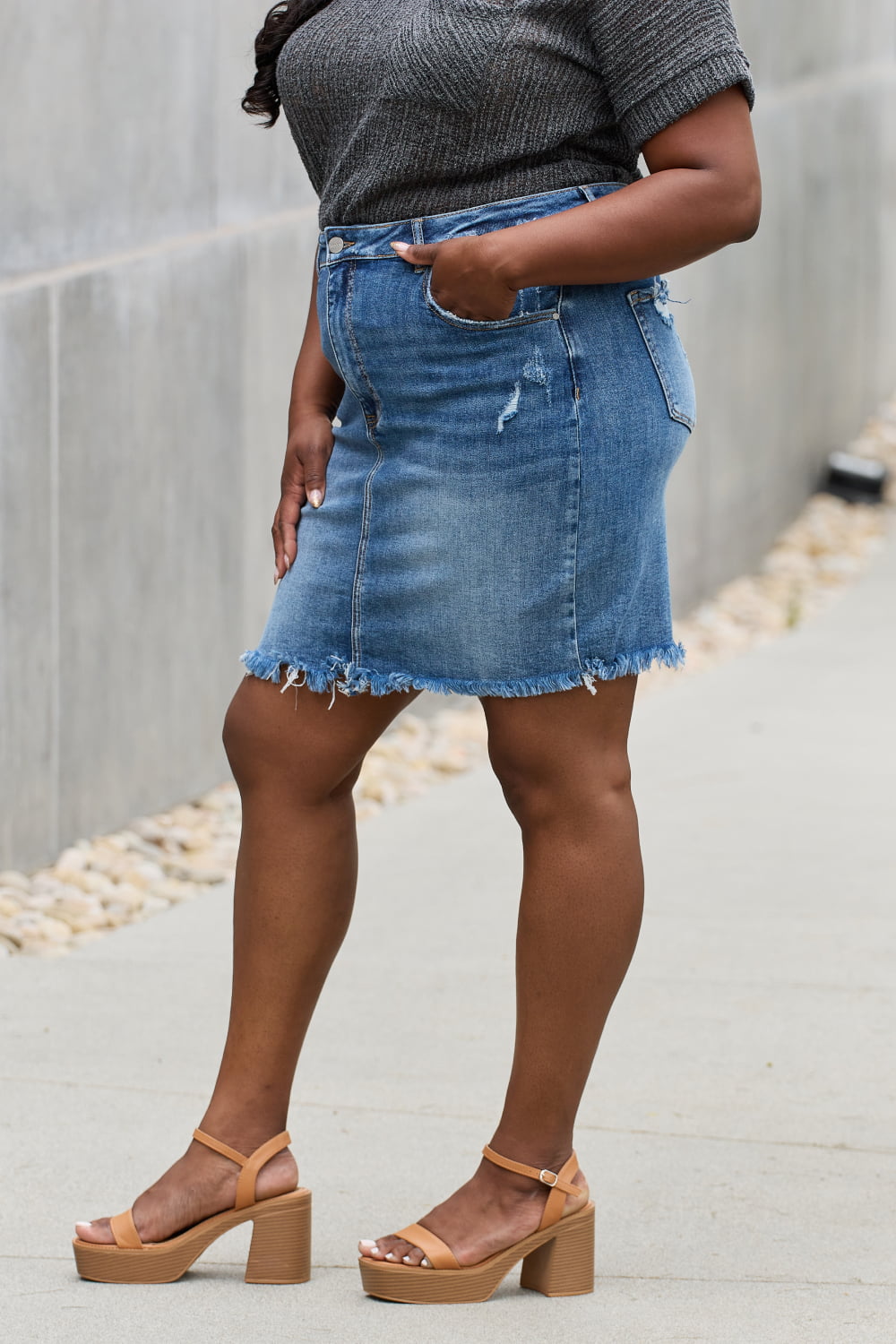 Classic Denim Mini Skirt