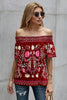 Floral Off-Shoulder Blouse
