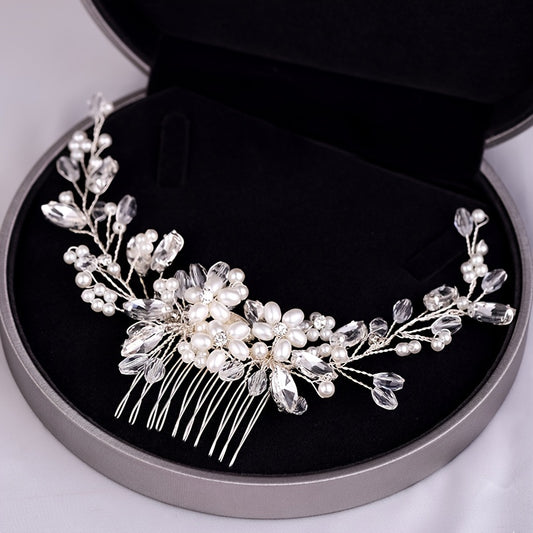 Floral Bridal Comb