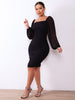 Classy Long Sleeve Bodycon Dress