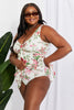 Blossom Plunge Swim Dress