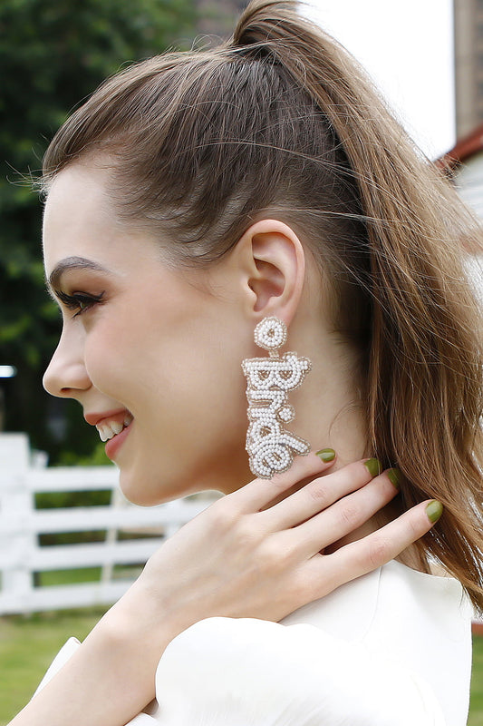 Bride Beaded Earrings