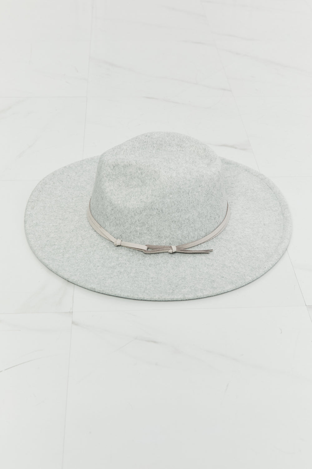 Modern Fedora Hat in Grey