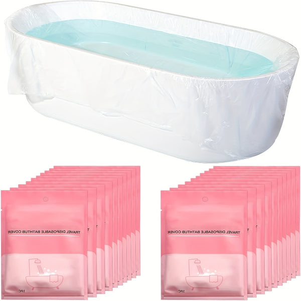 1/10/20 Pack  Disposable Bathtub Cover Liner, Portable Ultra Large Bathtub Liner, Plastic Bag, Hotel Bathtub Liners For Salon SPA Household Travel Hotel Bath Tubs