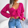 Sexy Ribbed Cropped Sweater