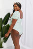 Modest One-Piece Swimsuit in Sage