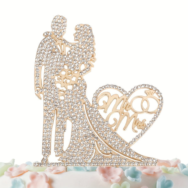 Crystal Wedding Cake Topper