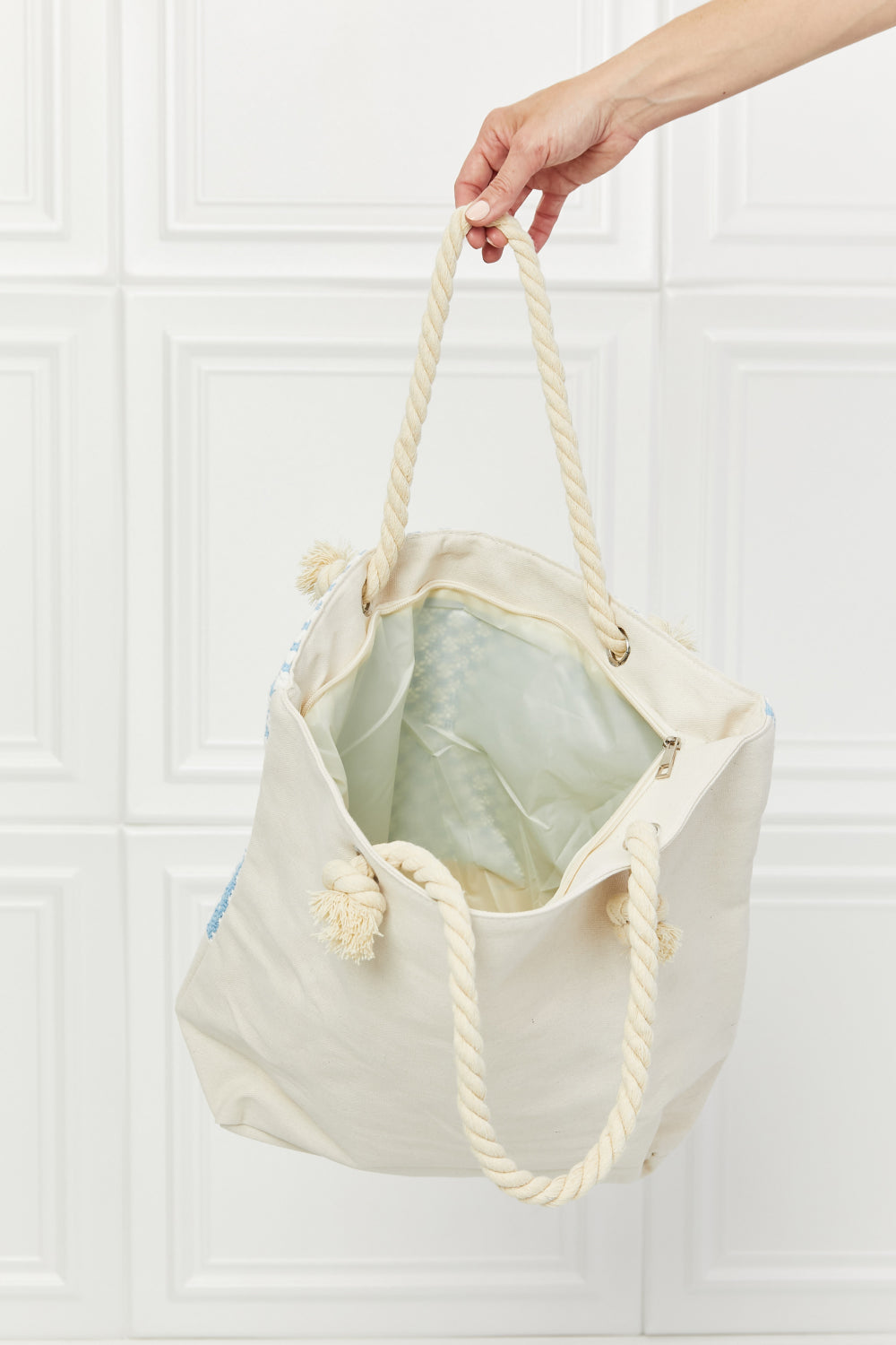 Beach Tassle Tote Bag