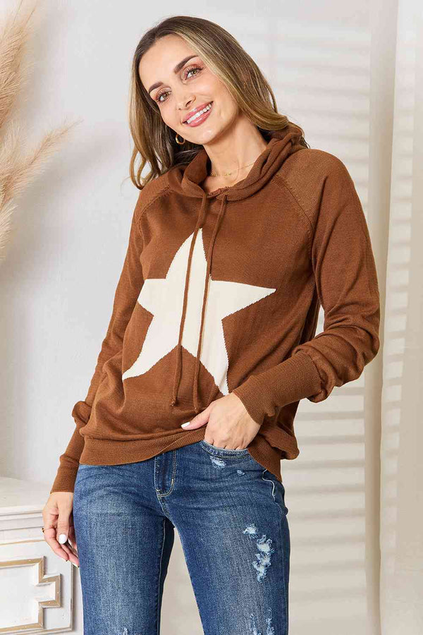 Graphic Hooded Sweater