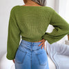 Sexy Ribbed Cropped Sweater