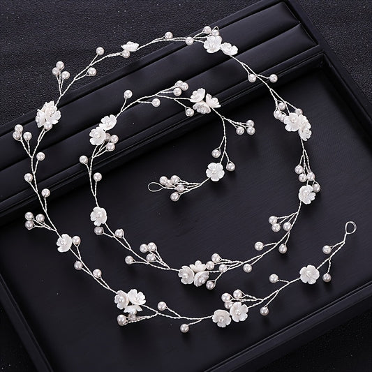 Handmade Classic Faux Pear Long Hair Vine