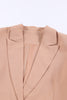 Classic One-Button Flap Pocket Blazer