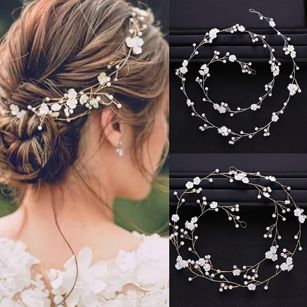 Handmade Classic Faux Pear Long Hair Vine