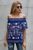 Floral Off-Shoulder Blouse