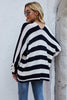 Fashionable Striped Cardigan