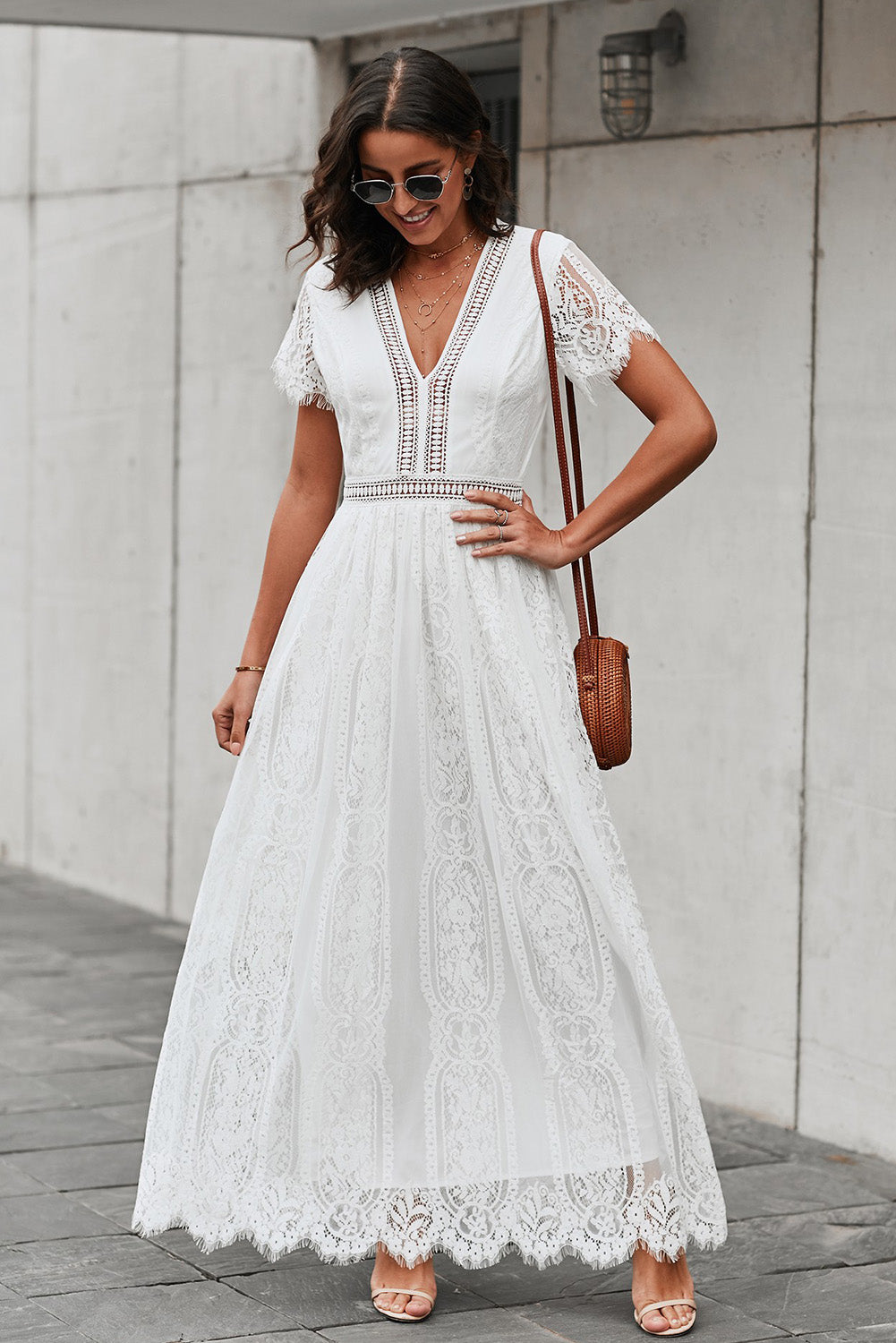 Timeless Lace Maxi Dress