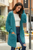On-Trend Fuzzy Cardigan with Pockets