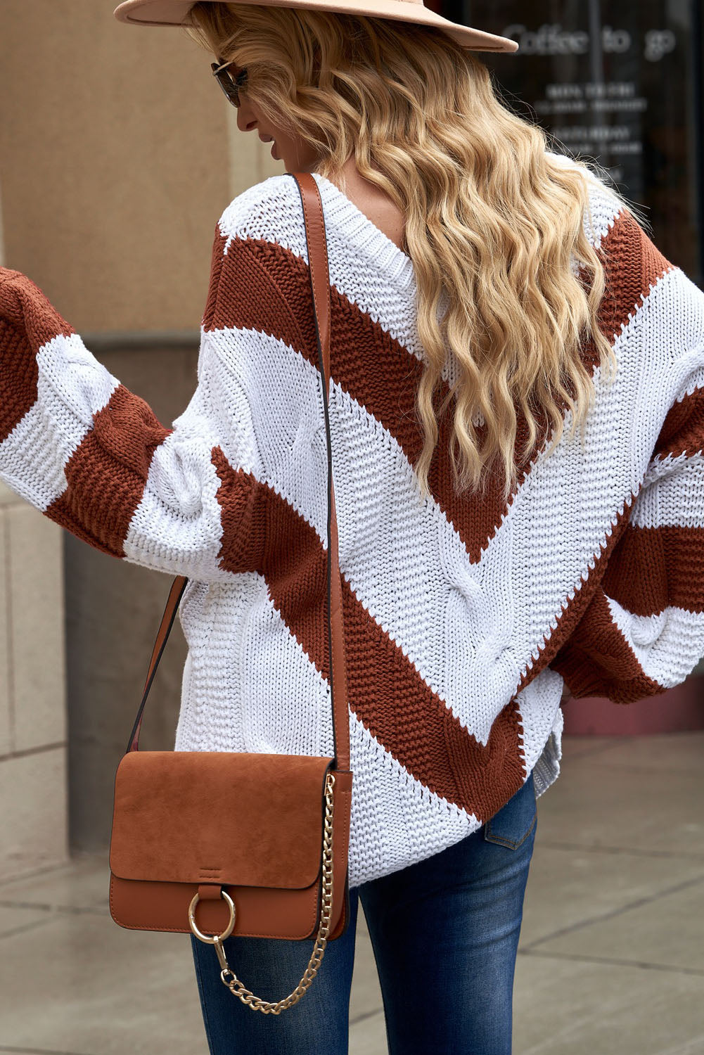 Chevron Tunic Sweater