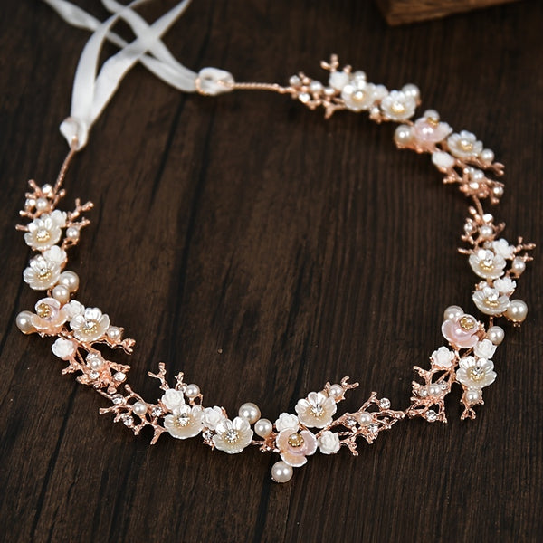 Flower Pearl Headpiece