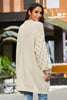 Relaxed Open Front Duster Cardigan