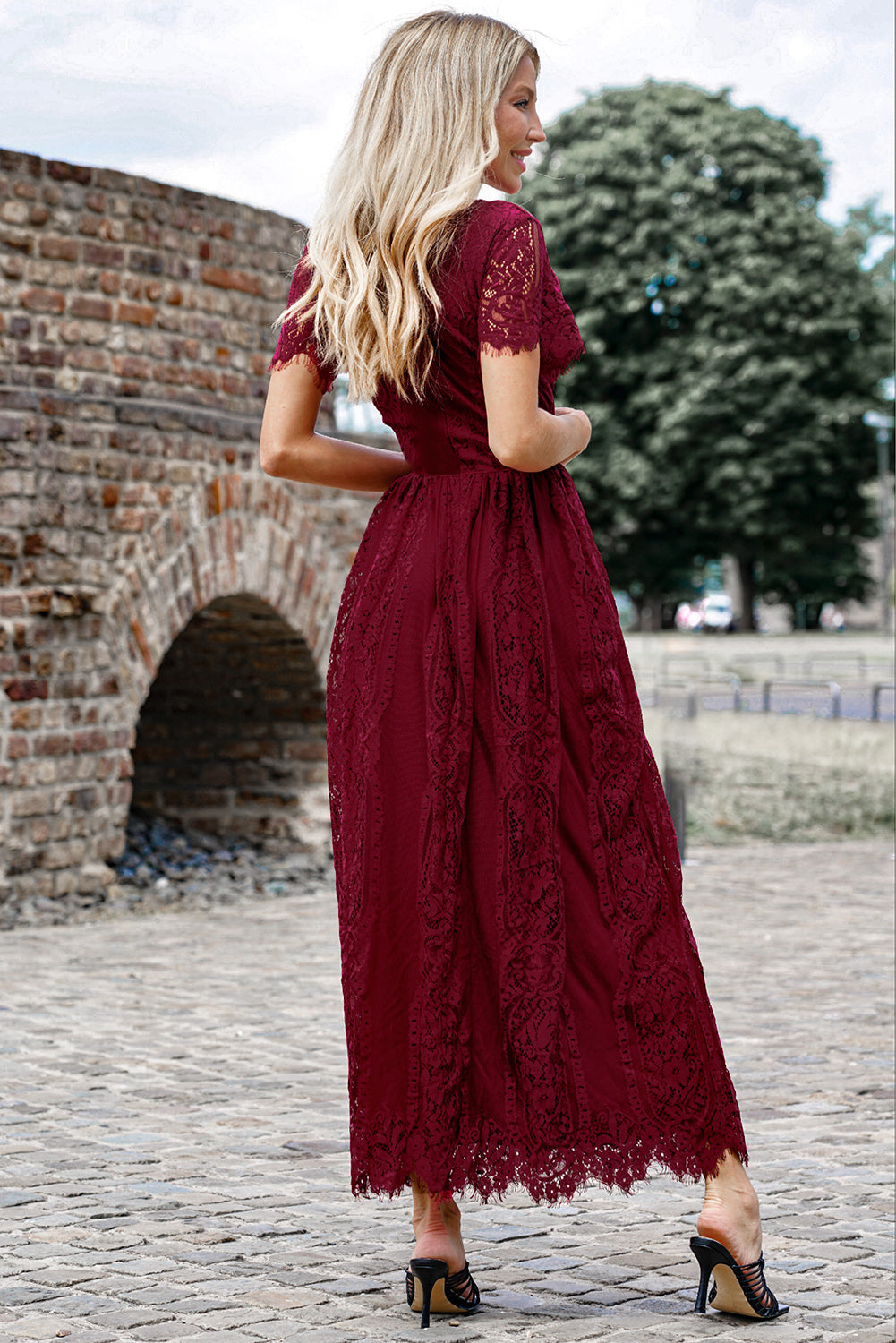 Timeless Lace Maxi Dress