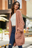Relaxed Open Front Duster Cardigan