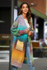 Chic Multicolored Long Cardigan